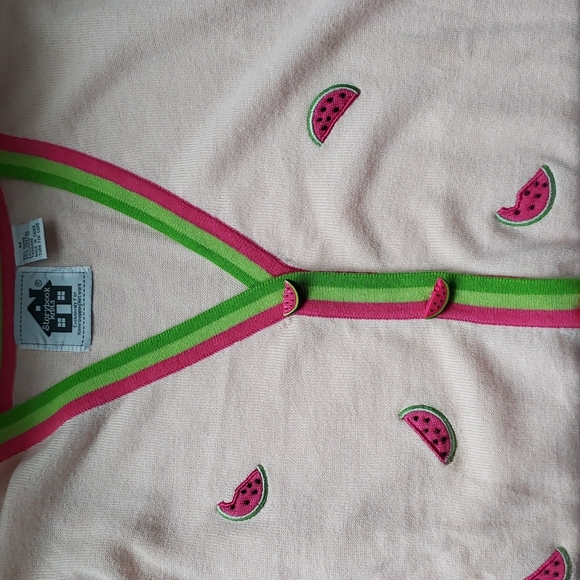 NWOT Storybook Knits watermelon 🍉 sweater - Picture 7 of 10